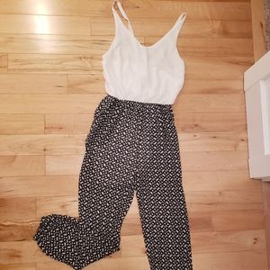 Black and White Jumpsuit